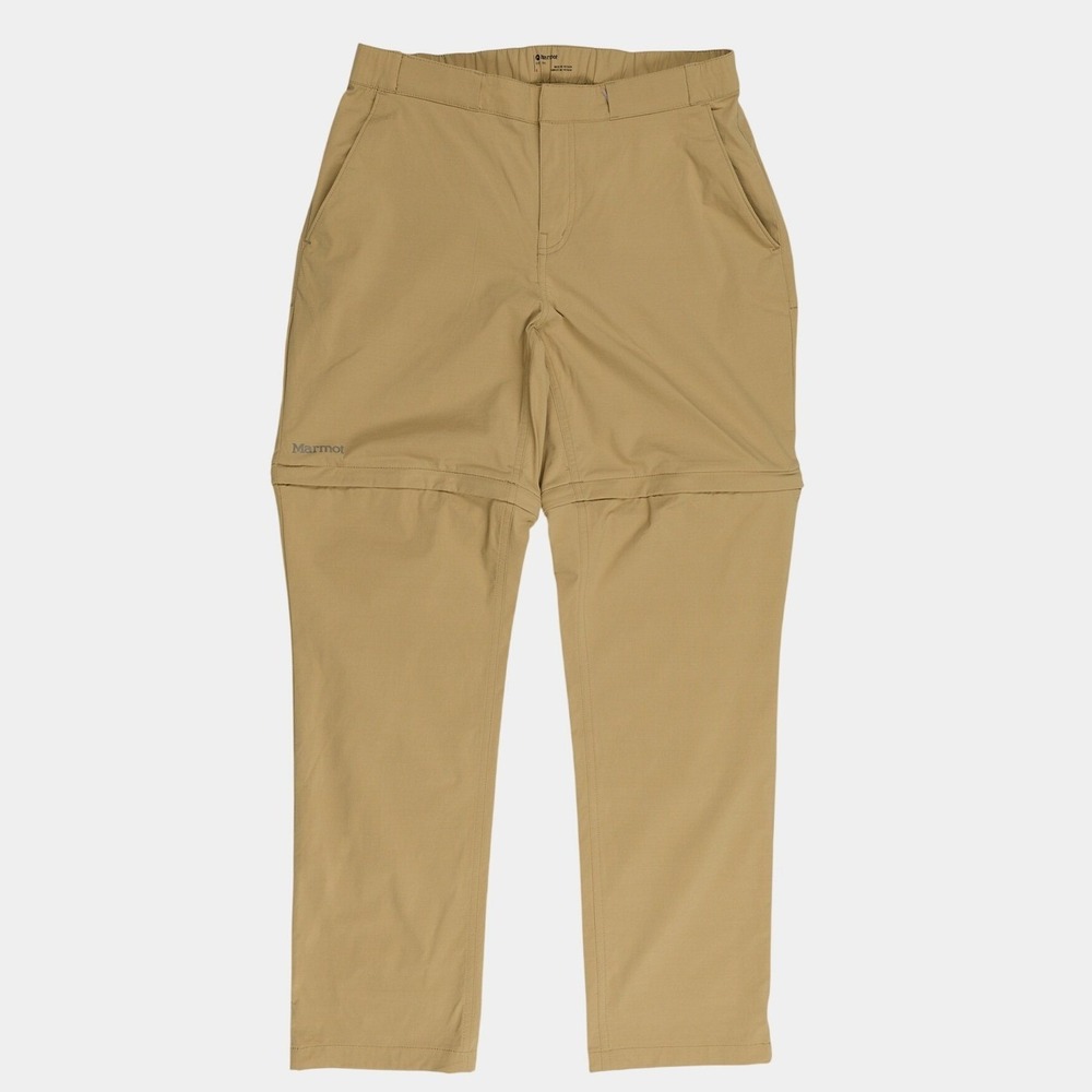 Marmot Womens Hiking Pants Tan Convertible Zip Off Shorts M11135 Size 8 Medium